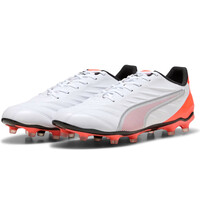 Puma botas de futbol cesped artificial KING PRO FG/AG BLNA lateral interior