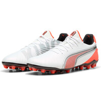 Puma botas de futbol cesped artificial KING ULTIMATE MG BLNA lateral interior
