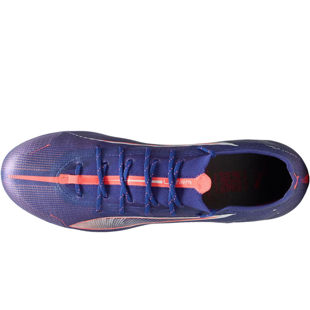 Puma botas de futbol cesped artificial ULTRA 5 ULTIMATE MG AZRO vista superior