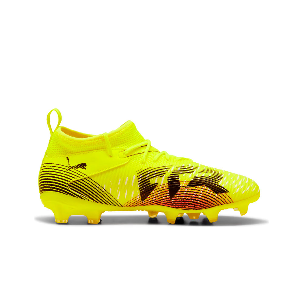 Puma botas de futbol niño cesped artificial FUTURE 8 MATCH LL FG/AG Jr lateral exterior