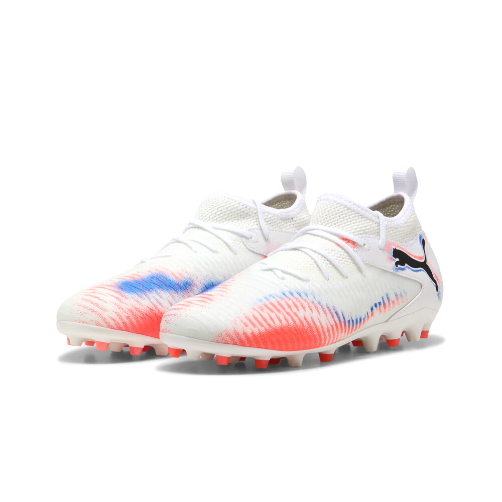 Puma botas de futbol niño cesped artificial FUTURE 8 MATCH MG JR BLNA lateral interior