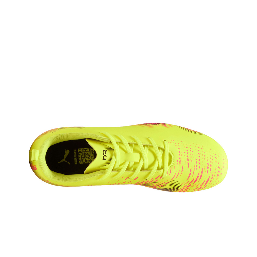 Puma botas de futbol niño cesped artificial FUTURE 8 PLAY MG Jr vista superior