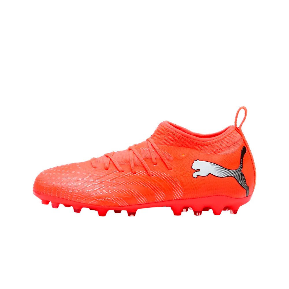 Puma botas de futbol niño cesped artificial FUTURE 9 MATCH MG JR RO lateral exterior