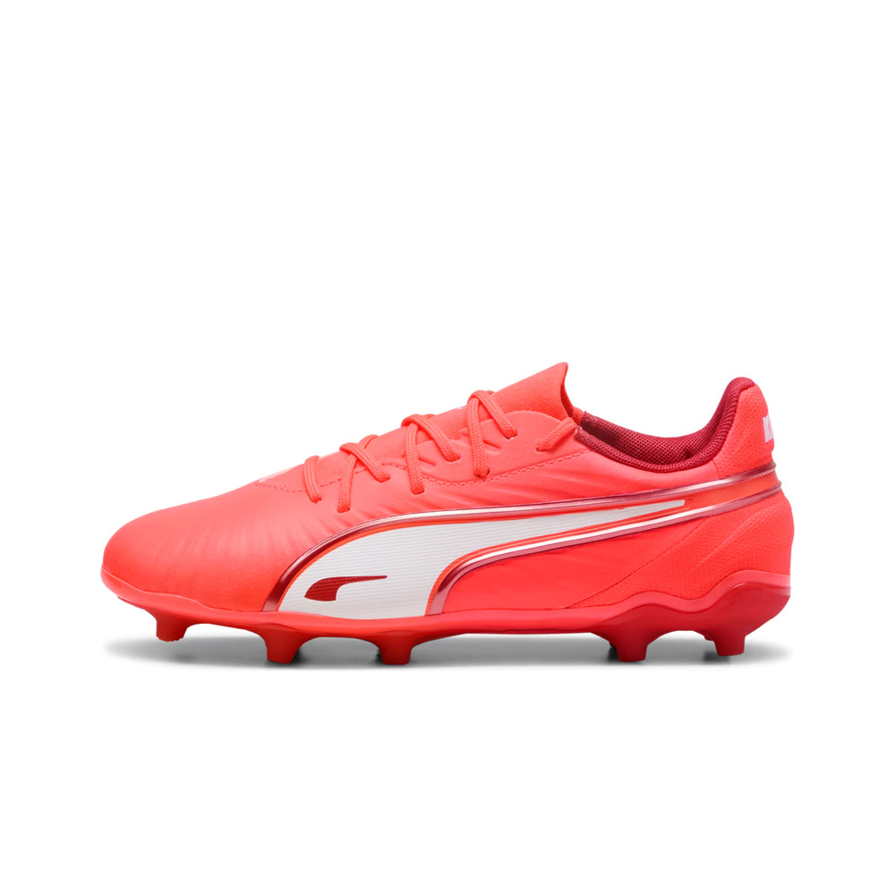 Puma botas de futbol niño cesped artificial KING MATCH FG/AG Jr lateral exterior