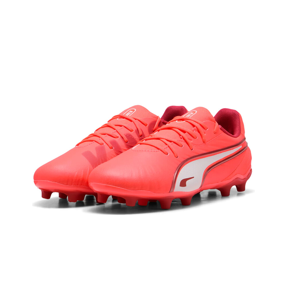 Puma botas de futbol niño cesped artificial KING MATCH FG/AG Jr lateral interior