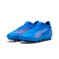 Puma botas de futbol niño cesped artificial ULTRA 6 MATCH MG JR AZ lateral interior