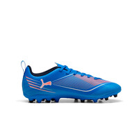 Puma botas de futbol niño cesped artificial ULTRA 6 PLAY MG JR AZ lateral exterior