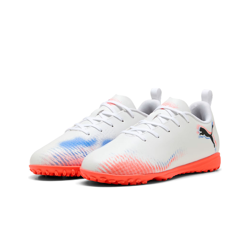 Puma botas de futbol niño multitaco y terreno duro FUTURE 8 PLAY TT JR lateral interior