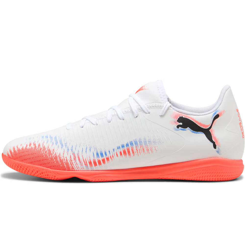 Puma botas fútbol sala FUTURE 8 PLAY IT BLNA lateral exterior