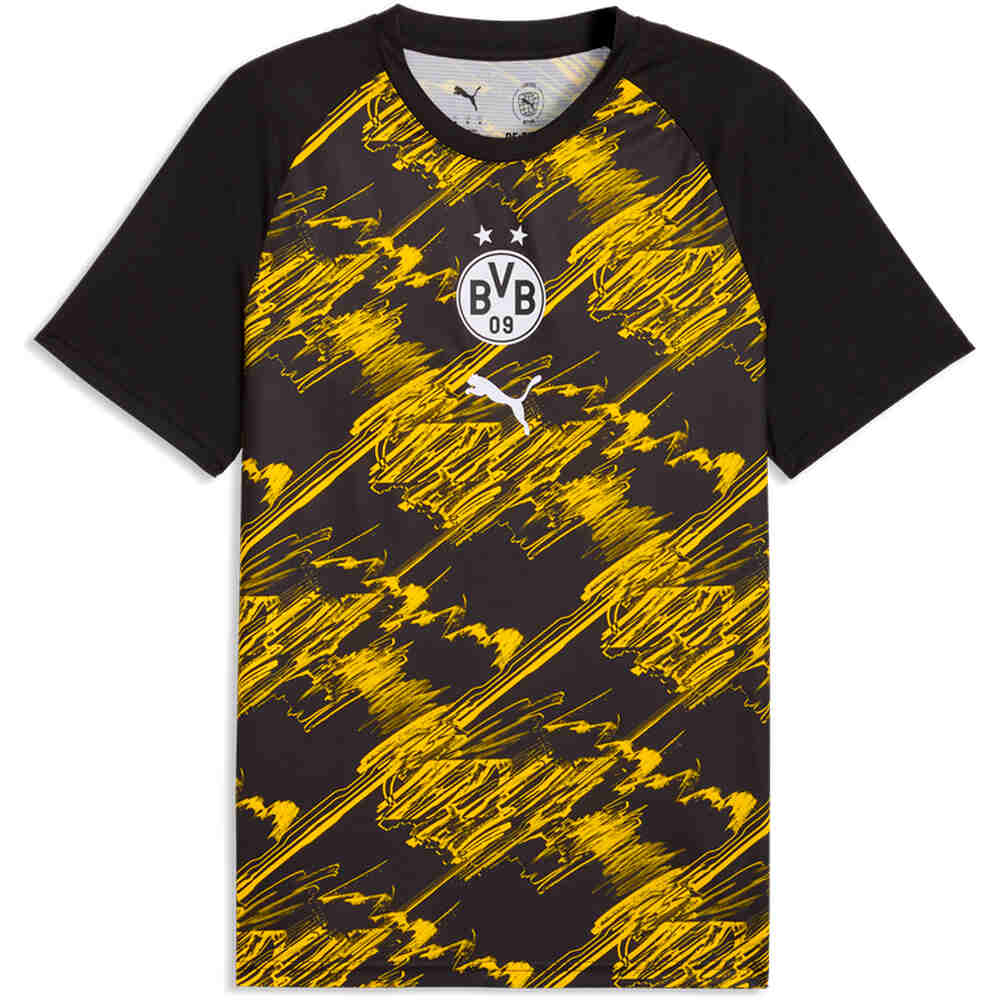 Puma camiseta de fútbol oficiales BVB Warm Up Jersey vista detalle