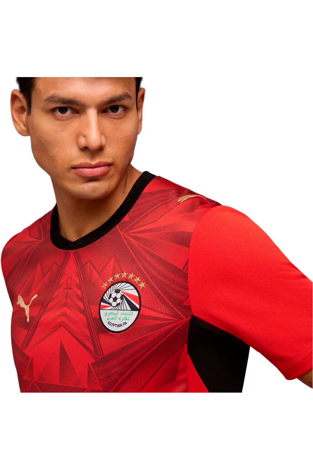 Puma camiseta de fútbol oficiales EGIPTO 25 HOME JERSEY vista detalle