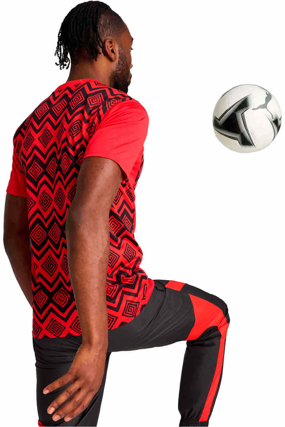 Puma camiseta de fútbol oficiales EGIPTO 25 Prematch SS Jersey vista trasera