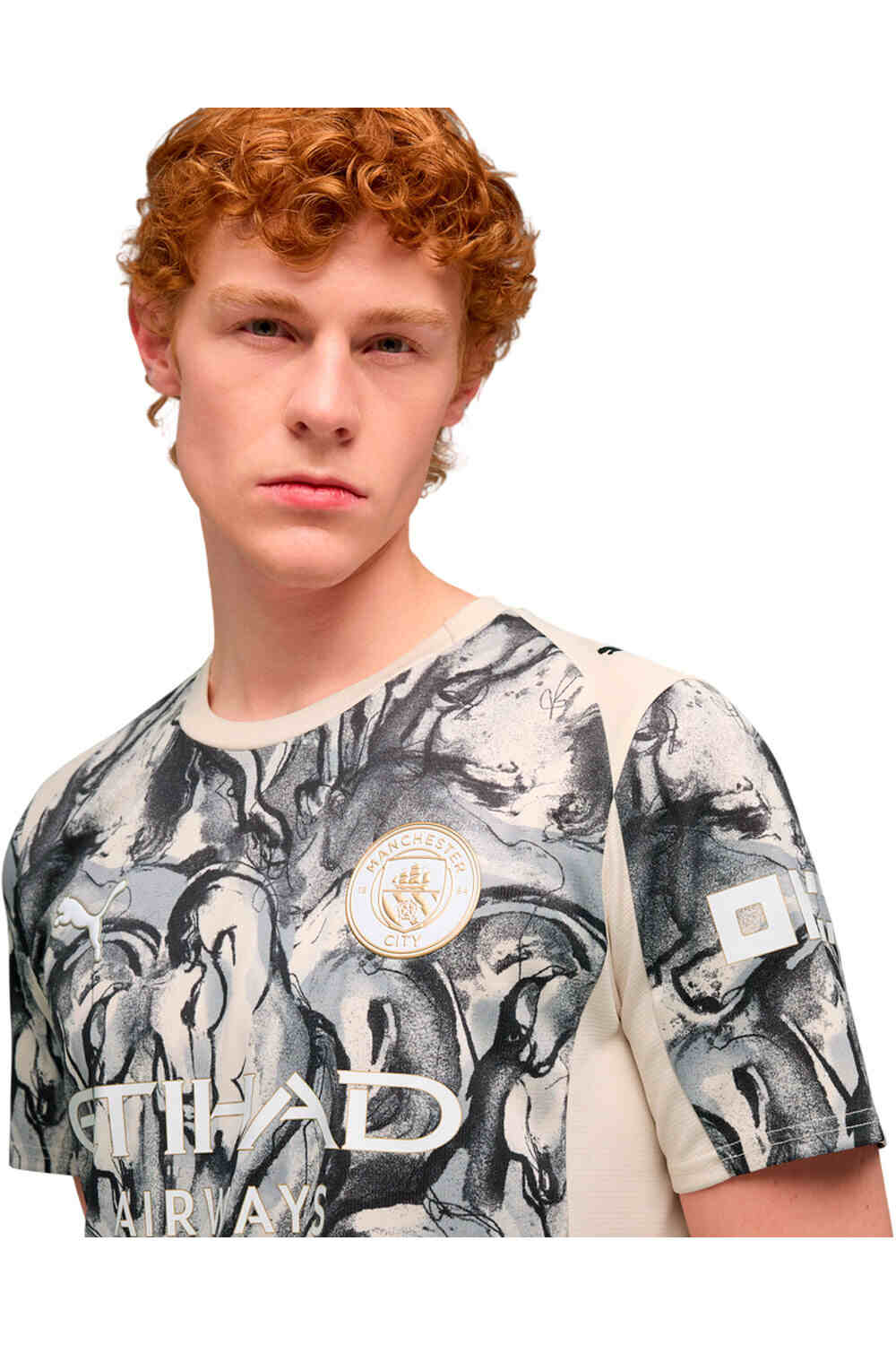 Puma camiseta de fútbol oficiales MCFC YOH Jersey Repl vista detalle