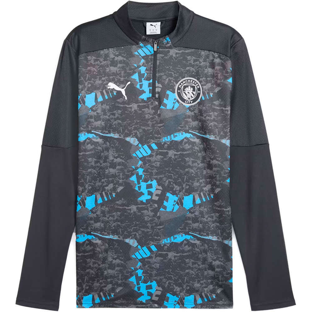 Puma camiseta de fútbol oficiales M.CITY 25 Prematch 1/4 Zip Top 04