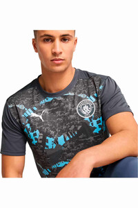 Puma camiseta de fútbol oficiales M.CITY 25 Prematch SS Jersey vista detalle