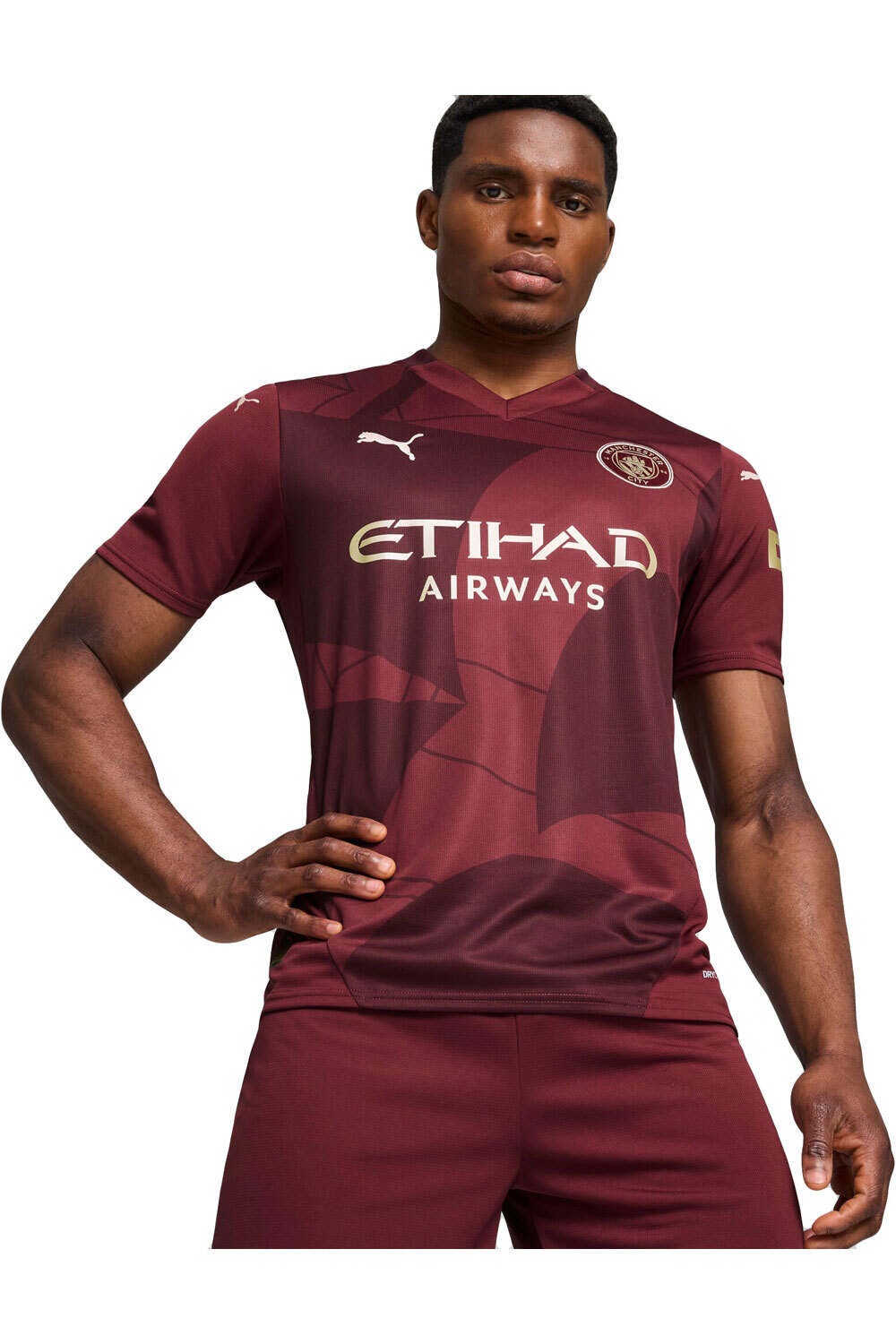 Puma camiseta de fútbol oficiales M.CITY 25 Third Jersey Replica vista frontal