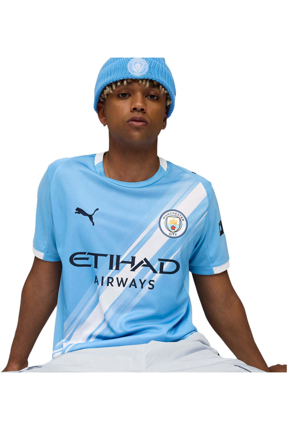 Puma camiseta de fútbol oficiales M.CITY 26 HOME JERSEY AZ vista detalle