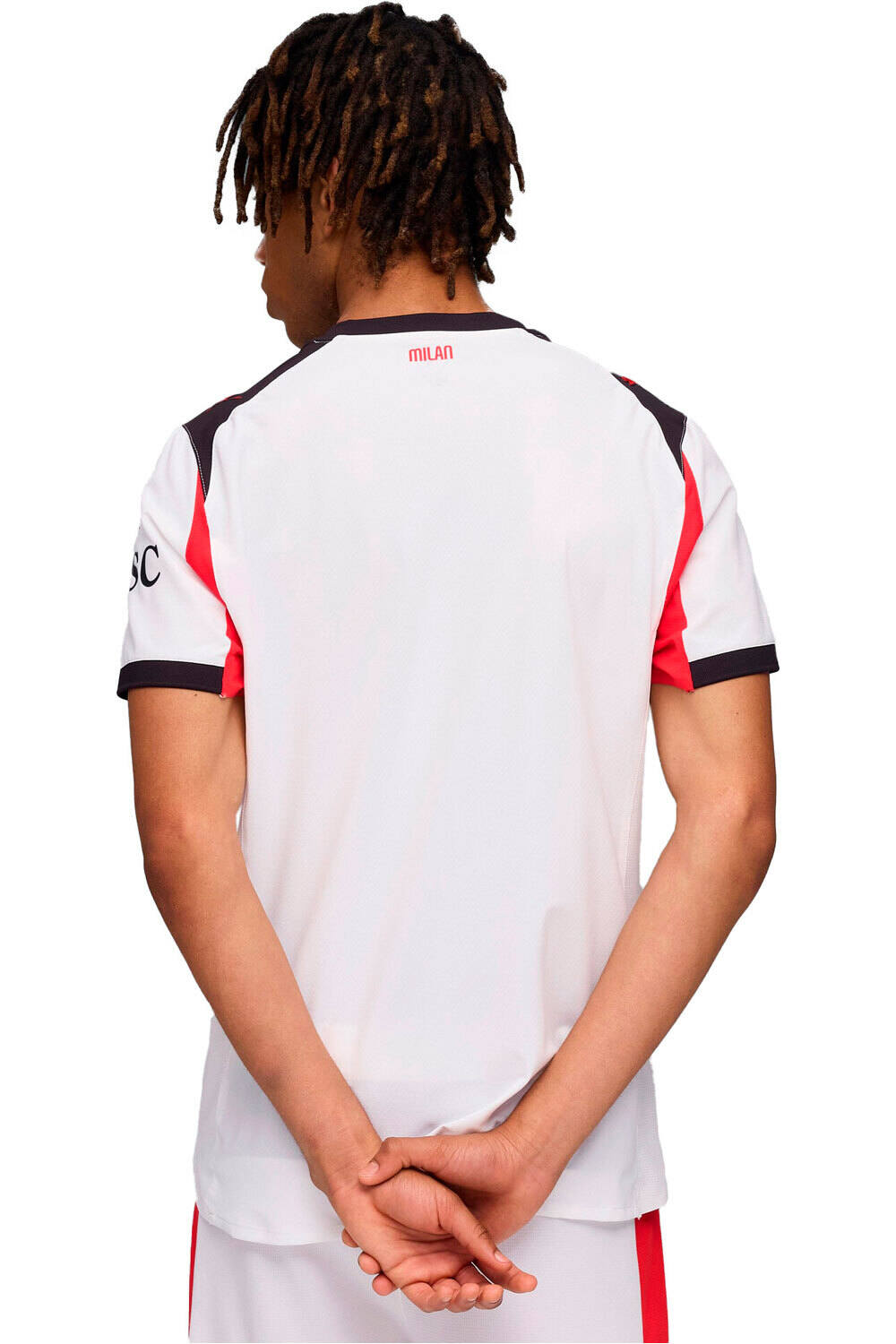 Puma camiseta de fútbol oficiales MILAN 26 Away Jersey Auth vista trasera