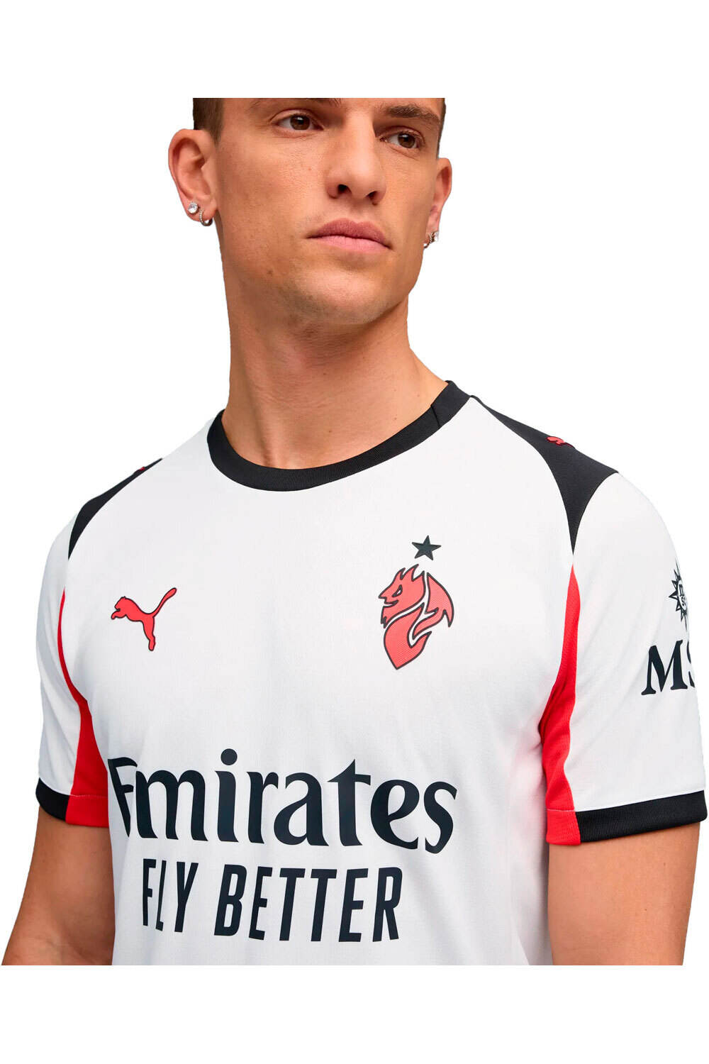 Puma camiseta de fútbol oficiales MILAN 26 AWAY JERSEY BLRO vista detalle