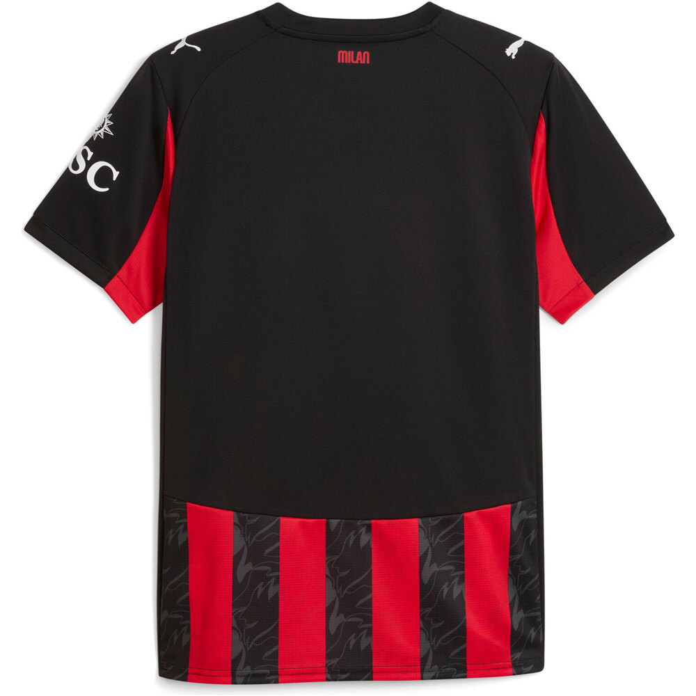 Puma camiseta de fútbol oficiales MILAN 26 HOME JERSEY NERO 04
