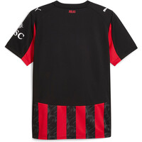 Puma camiseta de fútbol oficiales MILAN 26 HOME JERSEY NERO 04