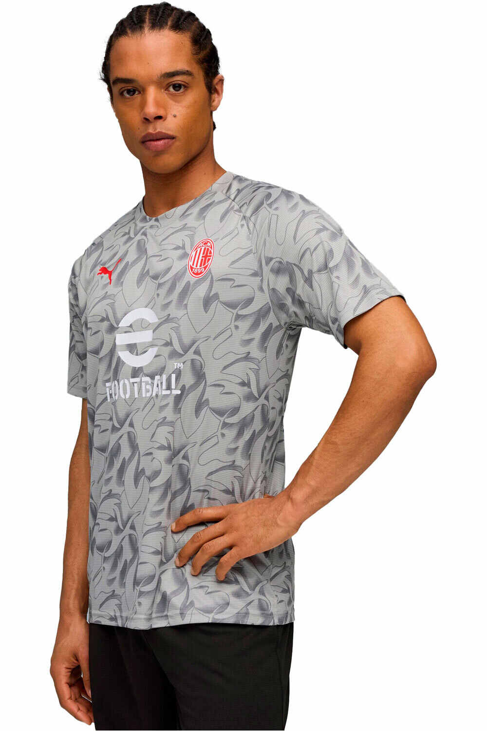 Puma camiseta de fútbol oficiales MILAN 26 PREMATCH GR vista frontal