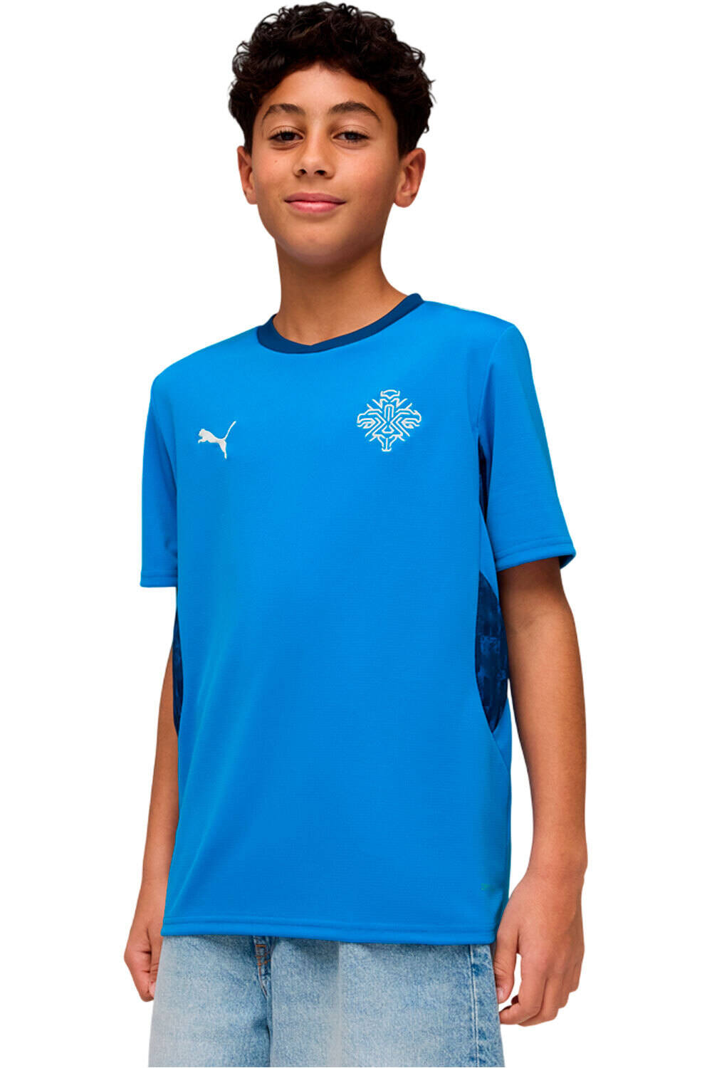 Puma camiseta de fútbol oficiales niño KSI Home Jersey Repl vista frontal