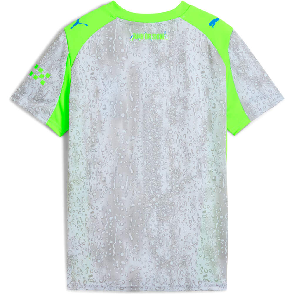 Puma camiseta de fútbol oficiales niño MANCHESTER CITY 26 3rd Replica Jr vista trasera