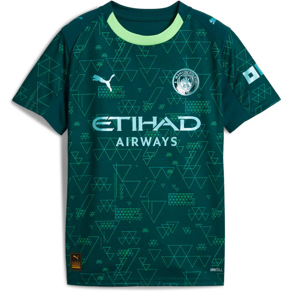 Puma camiseta de fútbol oficiales niño MANCHESTER CITY 26 4th Replica Jr 03
