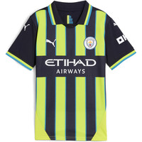 Puma camiseta de fútbol oficiales niño M.CITY 25 Away Jersey Replica Jr 03