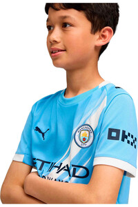 Puma camiseta de fútbol oficiales niño M.CITY 26 HOME JR JERSEY AZ vista detalle