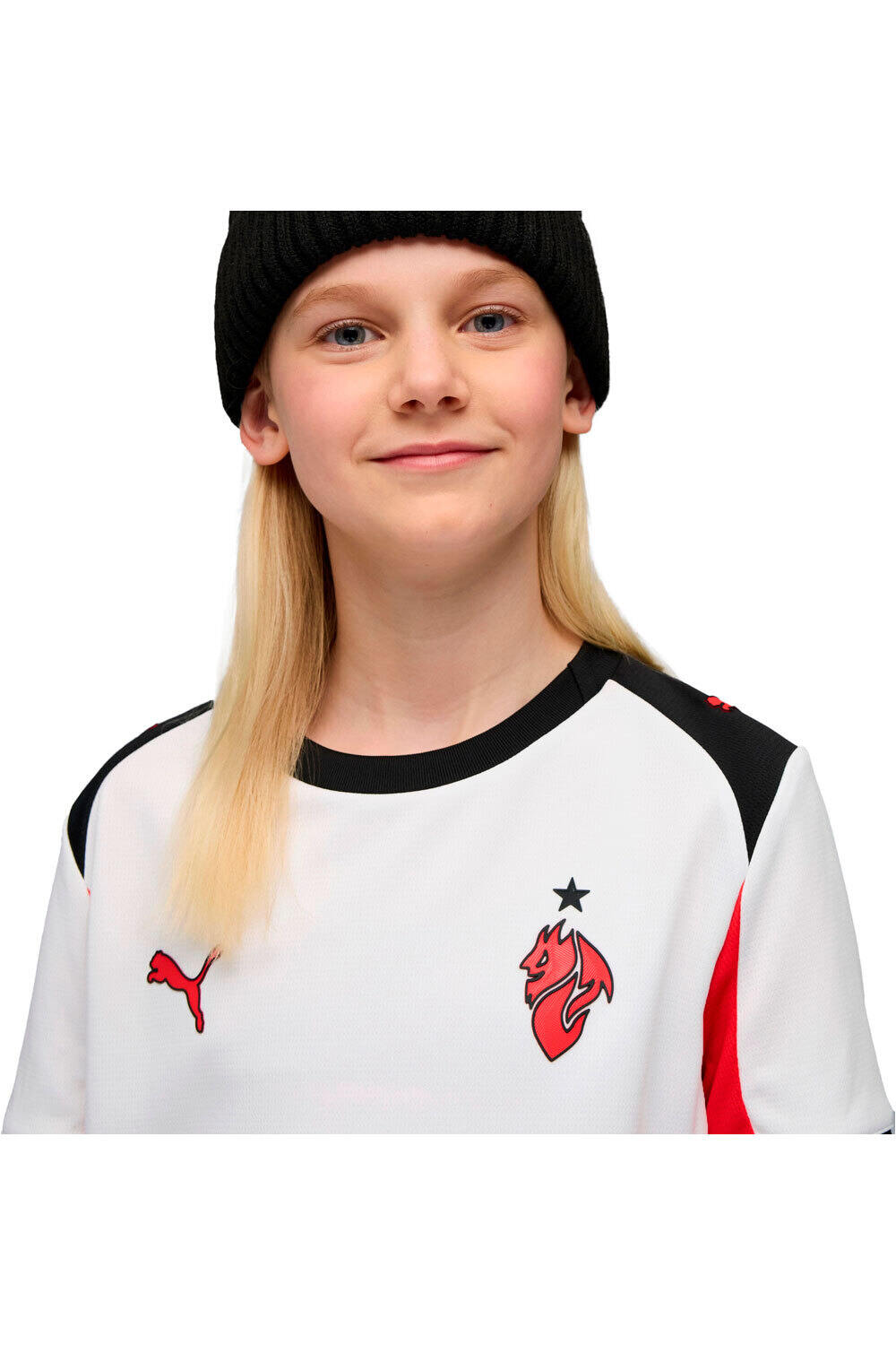 Puma camiseta de fútbol oficiales niño MILAN 26 Away Jersey Repl vista detalle
