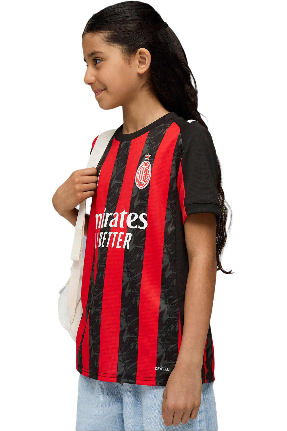 Puma camiseta de fútbol oficiales niño MILAN 26 Home Jersey Repl vista frontal
