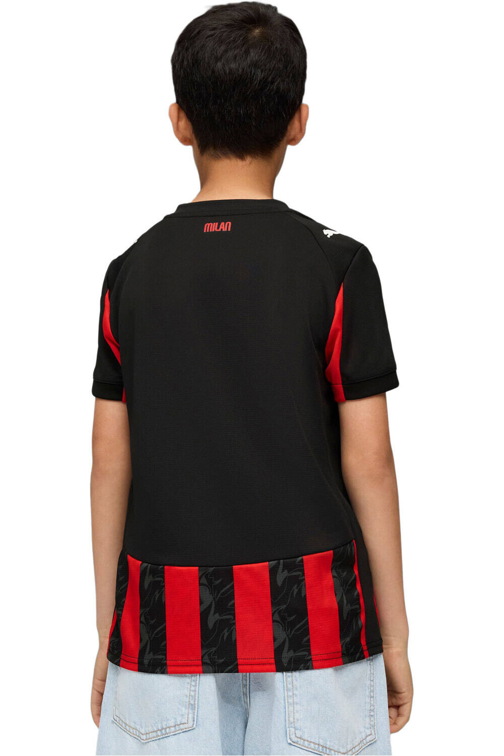 Puma camiseta de fútbol oficiales niño MILAN 26 Home Jersey Repl vista trasera