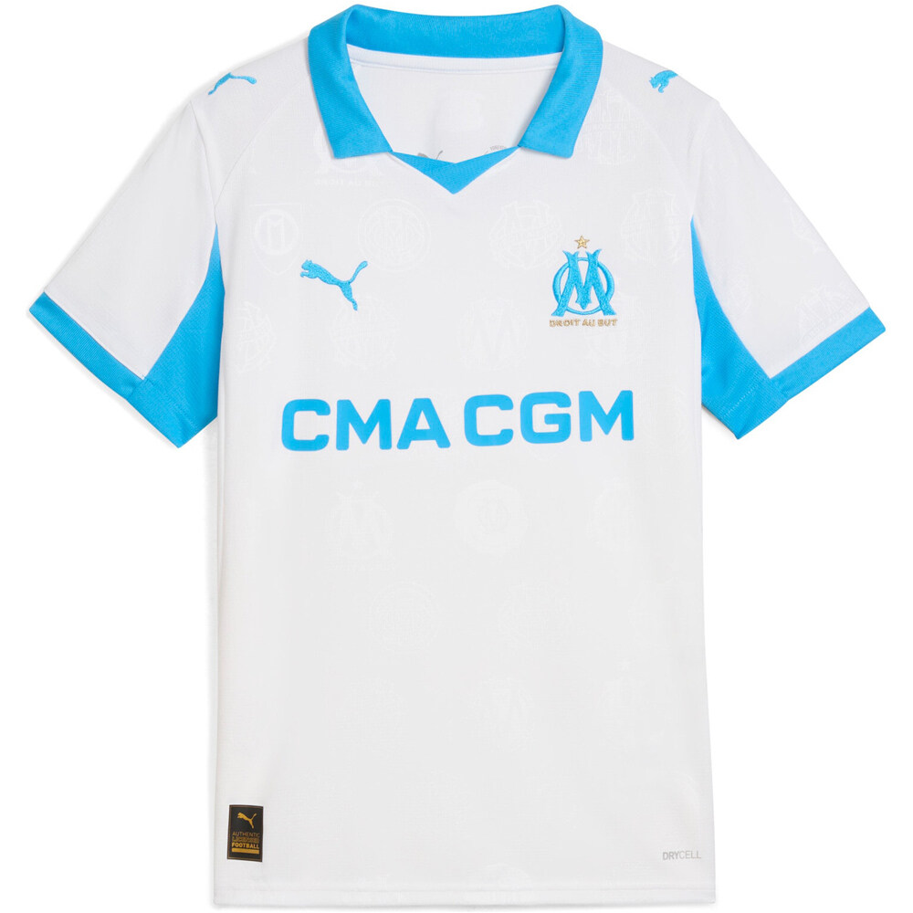 Puma camiseta de fútbol oficiales niño O.MARSELLA 26 Home Jersey Repli 03