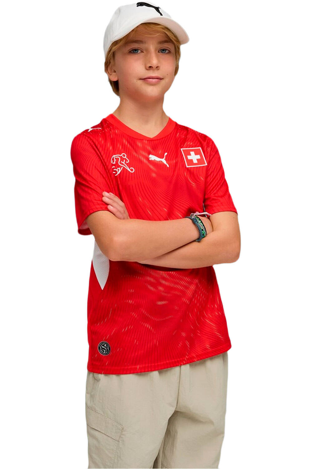 Puma camiseta de fútbol oficiales niño SFV Home Jersey Repl vista frontal