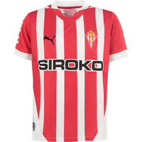 Puma camiseta de fútbol oficiales niño SPORTING GIJON 25 Home Jersey Jr vista frontal