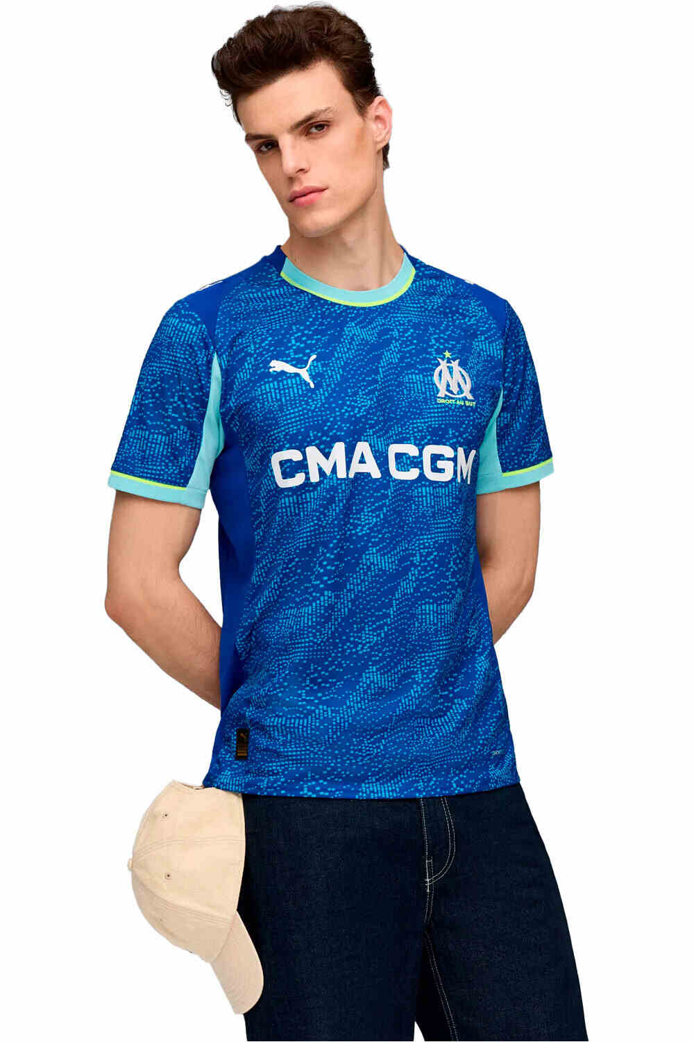 Puma camiseta de fútbol oficiales O.MARSELLA 26 3rd Jersey Replic vista frontal