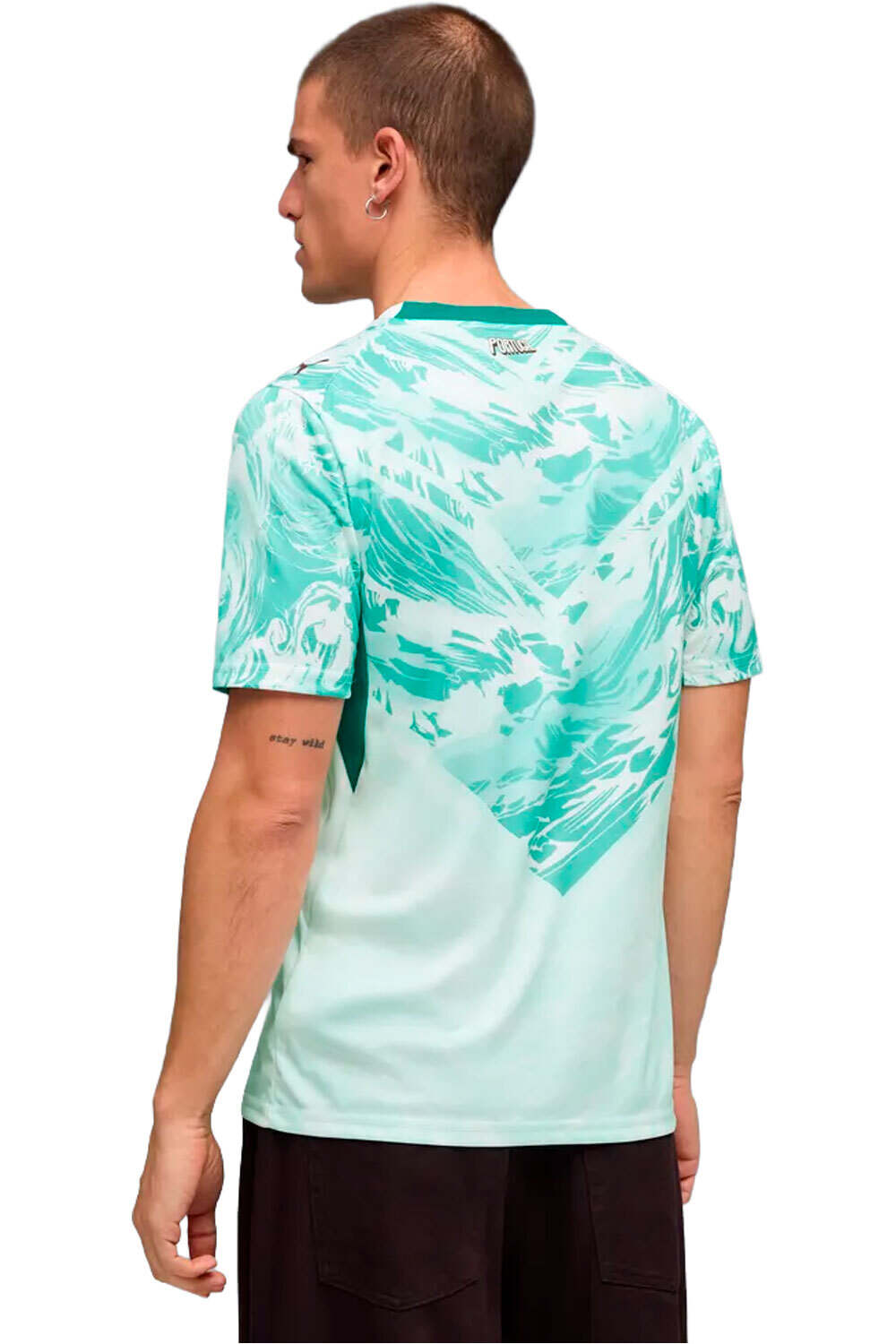 Puma camiseta de fútbol oficiales PORTUGAL 25 AWAY JERSEY vista trasera