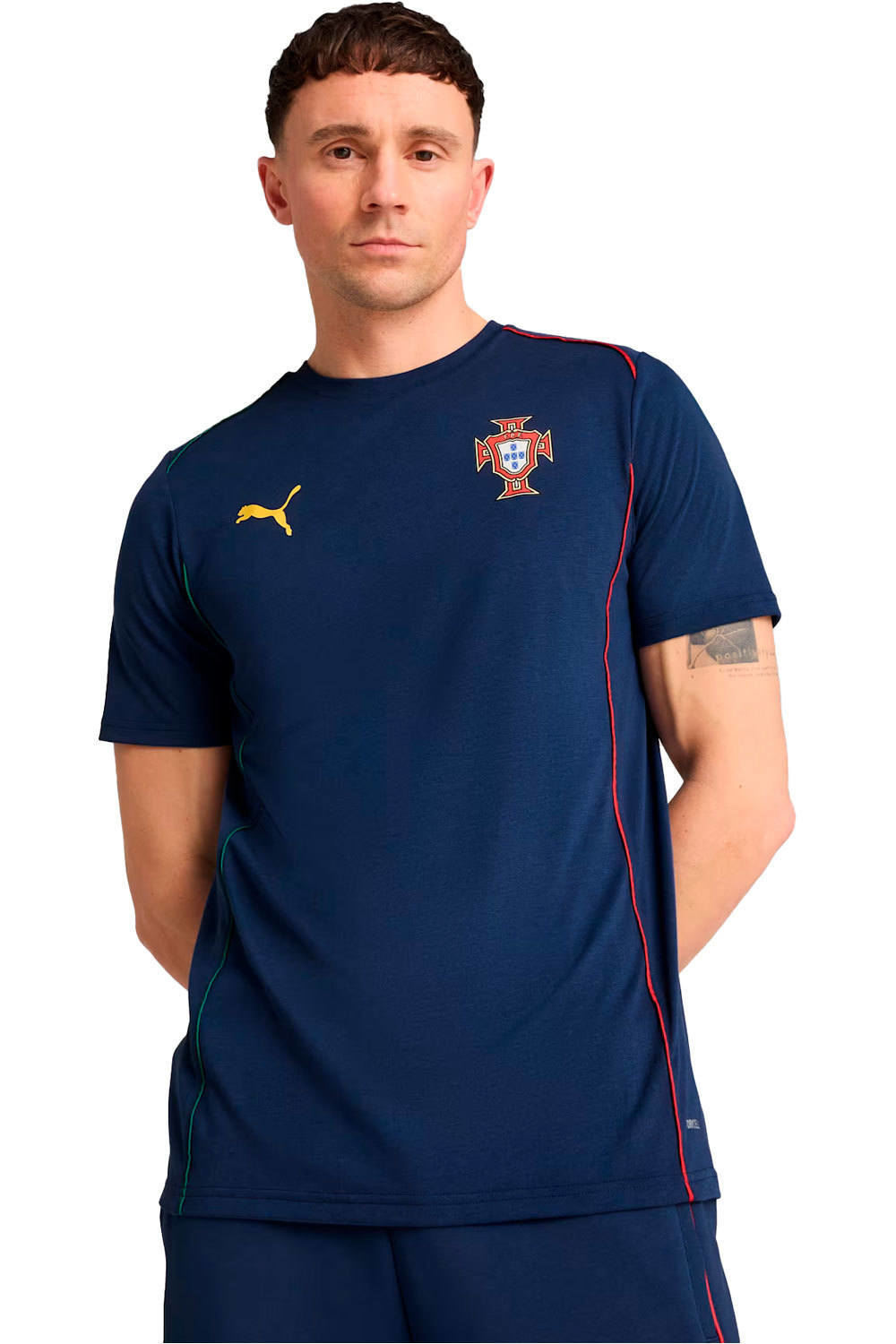 Puma camiseta de fútbol oficiales PORTUGAL 25 Casuals Tee vista frontal