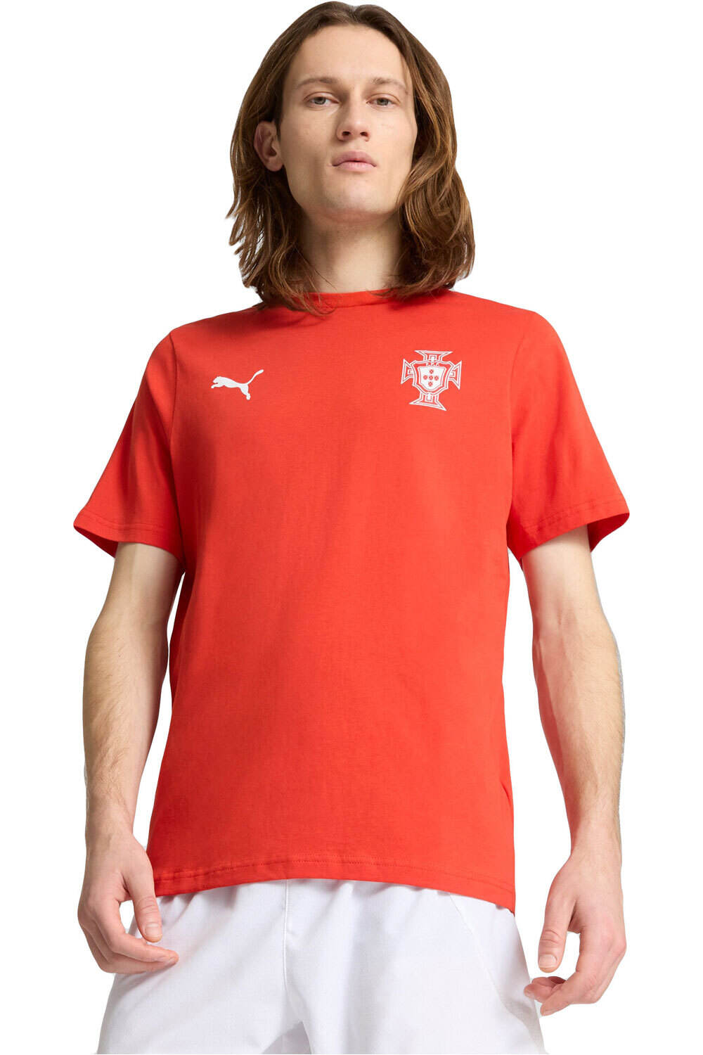 Puma camiseta de fútbol oficiales PORTUGAL 25  ftblESS Tee vista frontal
