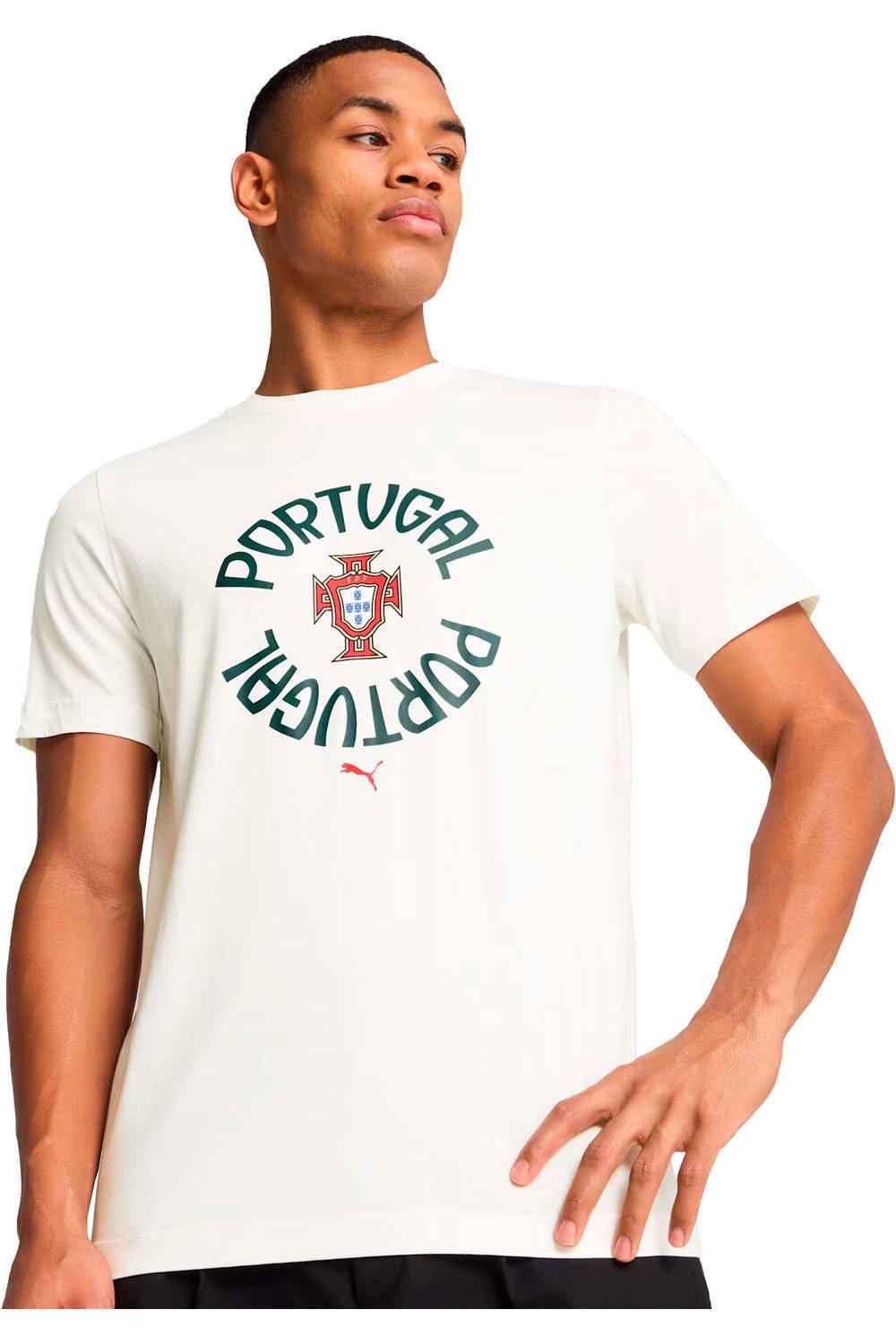 Puma camiseta de fútbol oficiales PORTUGAL 25 ftblNRGY Tee vista frontal