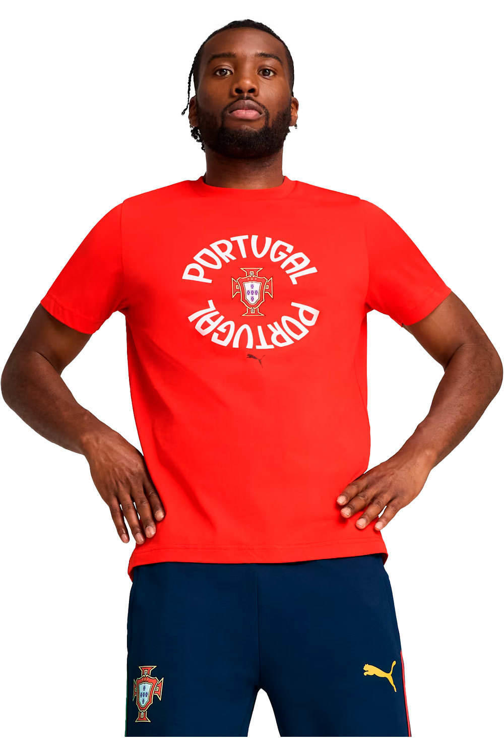 Puma camiseta de fútbol oficiales PORTUGAL 25 ftblNRGY Tee vista frontal