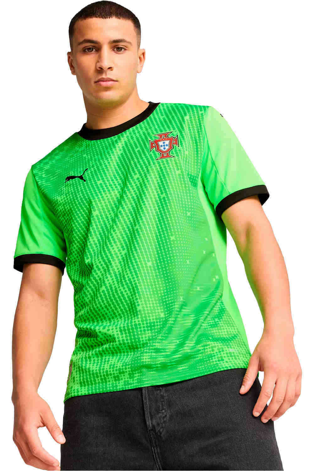 Puma camiseta de fútbol oficiales PORTUGAL 25 GK Jersey Replica SS vista frontal