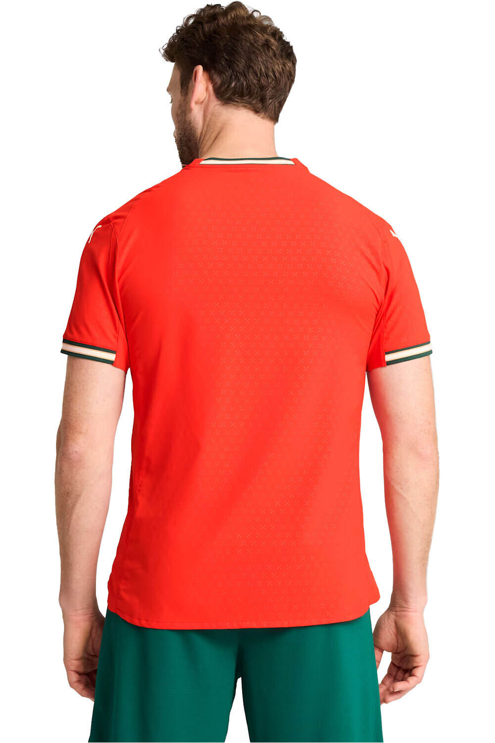 Puma camiseta de fútbol oficiales PORTUGAL 25 Home Authentic Jersey vista trasera