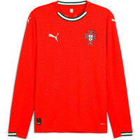 Puma camiseta de fútbol oficiales PORTUGAL 25 Home Jersey Replica LS 04