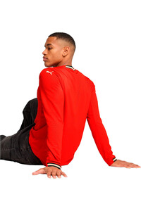 Puma camiseta de fútbol oficiales PORTUGAL 25 Home Jersey Replica LS vista trasera