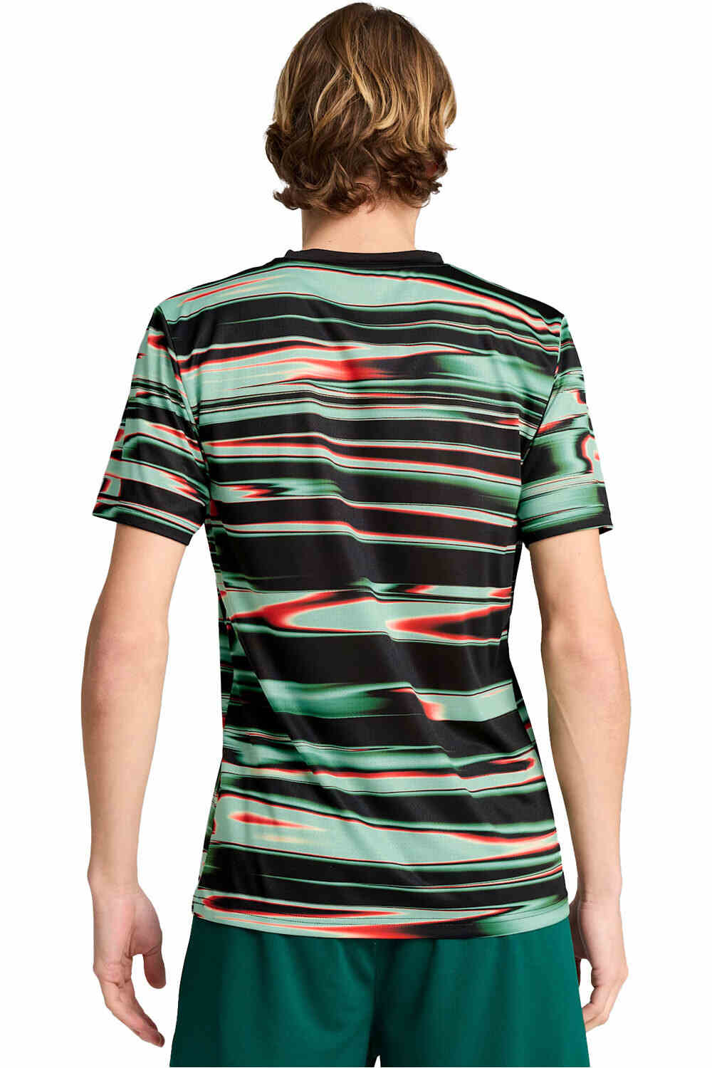 Puma camiseta de fútbol oficiales PORTUGAL 25 Prematch SS Jersey vista trasera