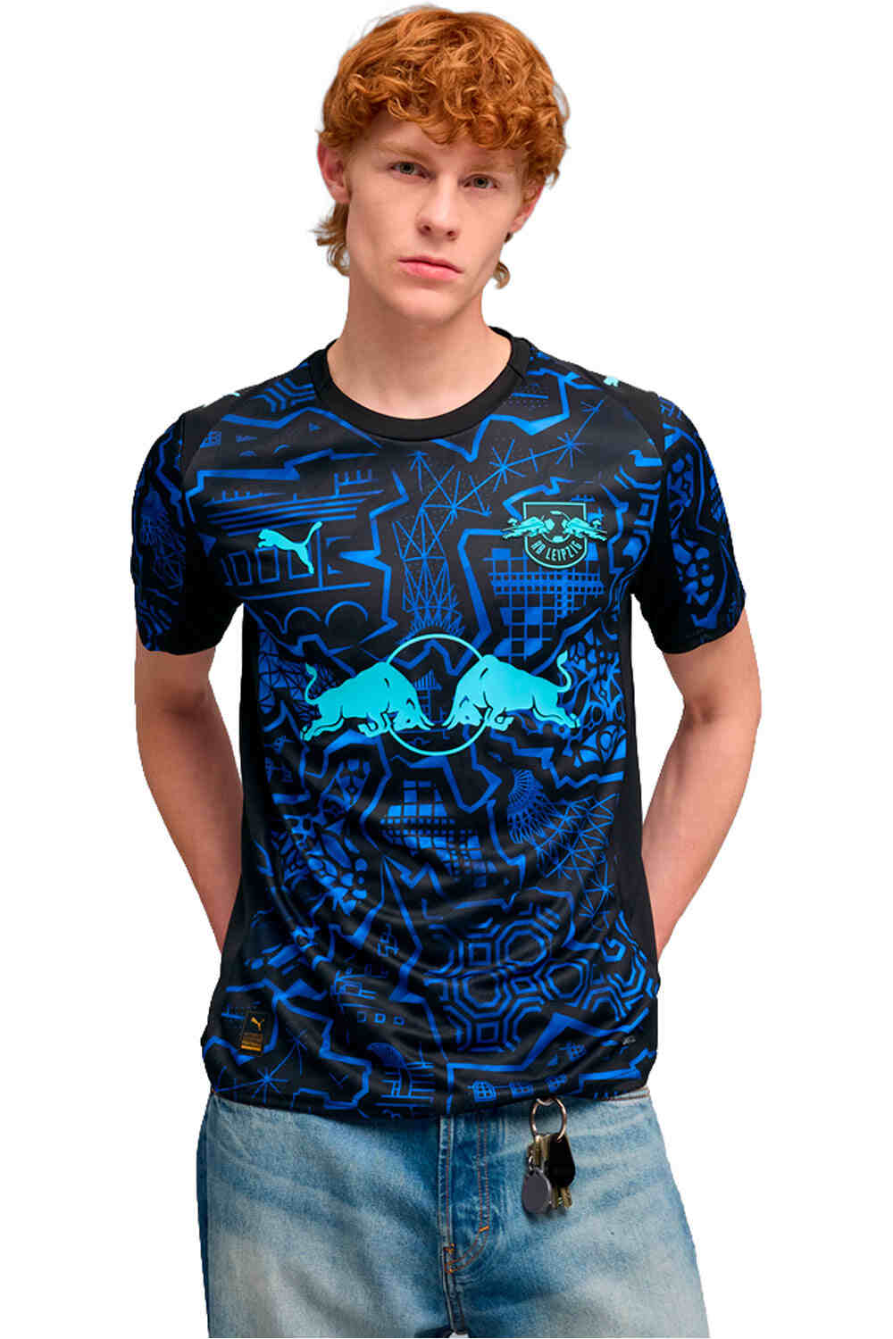 Puma camiseta de fútbol oficiales RBL Special Edition vista frontal