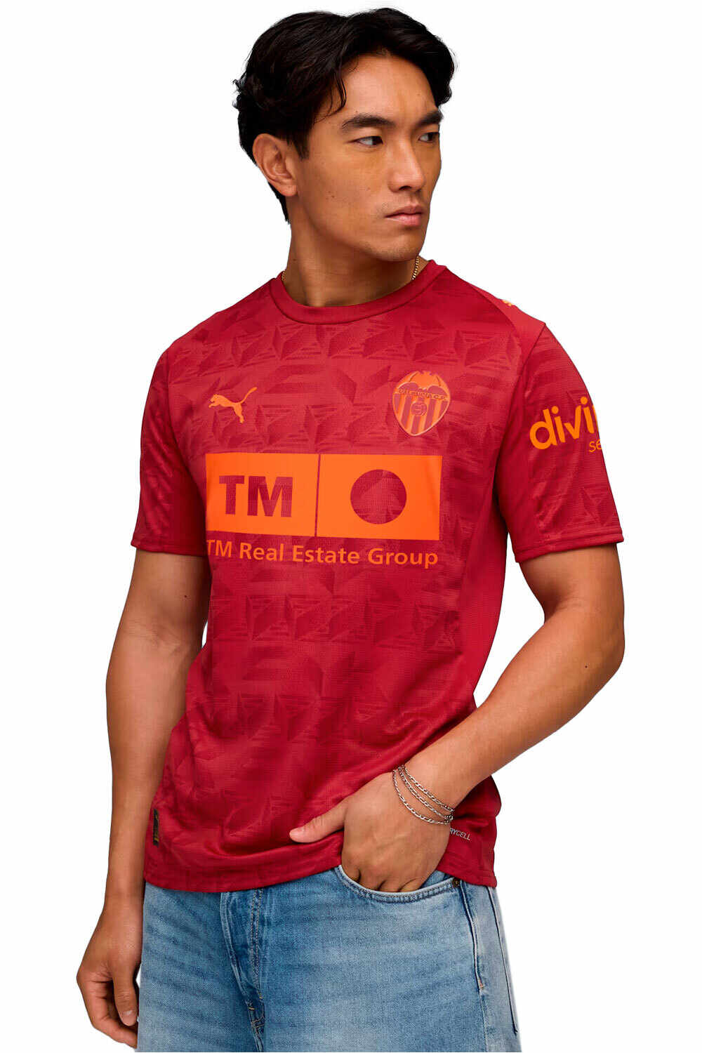 Puma camiseta de fútbol oficiales VALENCIA 26 Away Replica vista frontal